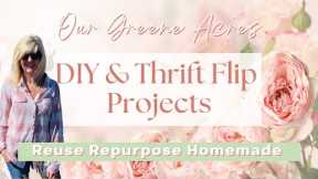 REUSE, REPURPOSE, HOMEMADE! DIY & THRIFT FLIP PROJECTS #thrifting #diy