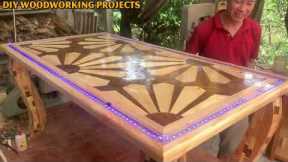 The Most Amazing Creative Woodworking Design // Make Your Own Unique Coffee Table