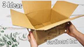 I don't usually throw away boxes, you'd be surprised by what you can do with them| DIY Cardboard Box