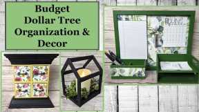 BUDGET DOLLAR TREE WOOD ORGANIZATION and DECOR DIYS | Dollar Tree DIY | Home Office Command Center