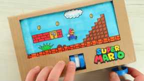 How to make Super Mario Game from cardboard. No electronic components required! Anyone can make!