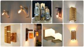 DIY Smart Wooden Wall Lighting Fixtures Ideas | woodworking projects for beginners