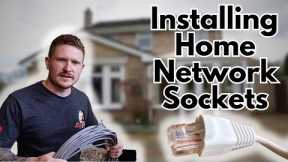 How i Installed Network Sockets in an Old House | No More Wifi