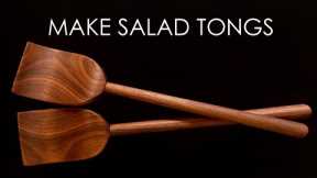 Make Wooden Salad Tongs / Scrap Wood Project