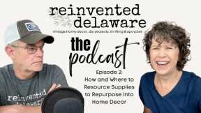 How and Where to Resource Supplies to Repurpose into Home Decor
