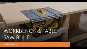 Workbench and Table Saw Build - #diy #woodworking #woodshop #workbench #tablesaw