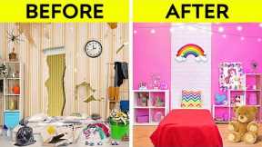 Rich VS Poor Room Makeover. Build Your Dream House With This DIY Hacks