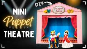 DIY Puppet Mini Theatre Making | Puppet Theatre Ideas | Best Out of Waste | School Projects