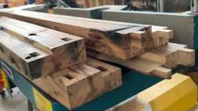 The most practical wood recycling project ever. Efficient utilization of reclaimed wood.