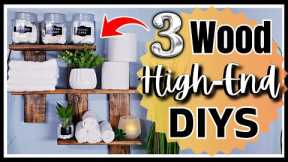 CREATE Easy High-End WOOD CRAFTS & DECOR IDEAS Using CHEAP or FREE Wood! You Can GIFT or SELL Too!