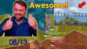 Update from Ukraine | Kerch Bridge is Smoking | Ukraine Liberated Urozhaine | Awesome News!