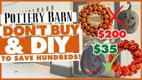 Fall Home Decor DIYS on a BUDGET! 🍁 Save HUNDREDS DIYing vs. Buying from Pottery Barn! 🤯