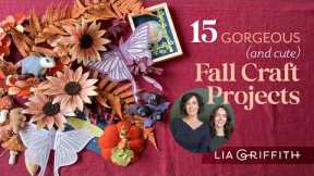 15 Beautiful and Cute Fall Craft Projects!