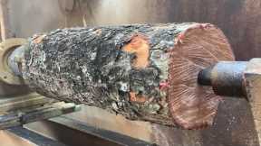 From Logs to Wonders The Extraordinary Work of a Talented Woodturner with Incredible Handiwork