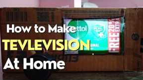 How to make LED TV at home Using Cardboard - Making Cardboard TV - TV Making