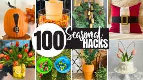 100 Genius HOME HACKS For Every Season! (NEW)