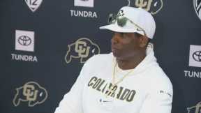 Deion Sanders full press conference after Colorado's 45-42 upset win over No. 17 TCU