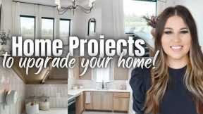 EASY HOME PROJECTS ON A BUDGET | AFFORDABLE HOME PROJECTS TO UPGRADE YOUR HOME | FALL HOME PROJECTS