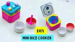 DIY MINI PAPER RICE COOKER / Paper Craft / Easy Origami  Rice Cooker DIY / Paper Crafts Easy