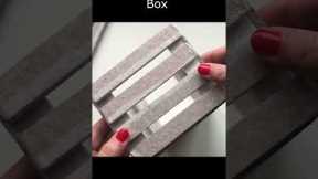 DIY Cardboard idea | imitation of a wooden box made of cardboard