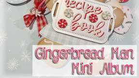 KSCraft Gingerbread mini album recipe book ~ Great gift idea! #satmornmakes