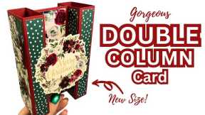Gorgeous NO DIES NEEDED | Double Column Card!