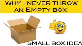 Why I never throw away Empty Cardboard box || Cardboard craft