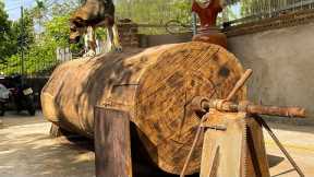 Giant Wood Projects // 1m90 x 80cm Amazing Skill of Woodworker