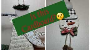 Christmas ornaments from cardboard!