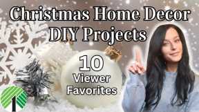 Christmas Home Decor DIY Projects | Dollar Tree | Budget Friendly