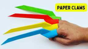 How To Make Easy Paper CLAWS For Kids / Halloween Craft Ideas / Paper Craft Easy / KIDS crafts