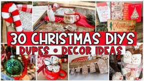 30 Christmas DIYs You'll Want to Steal for Your Own Home! | Dollar Tree Holiday DIYs & Decor Ideas
