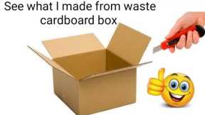 DIY- 3 Easy Awesome Cardboard Craft Ideas | Best out of waste #recycling
