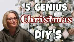 5 GENIUS Christmas DIY's you will LOVE