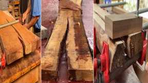 Restore Cracked Wood Ideas // Epic Red Wood Tables // Diy Wood Projects