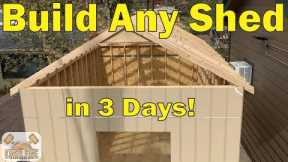 99 - DIY Shed - Complete Instructions - Best Tutorial There Is!