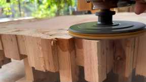 From Scrap Wood Becomes A Special Tea Table // Wood Recycling Project Should Be Considered