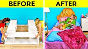 Extreme DIY Room Makeover And Cool Home Decorating Hacks
