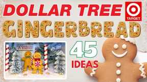 45 New GINGERBREAD DIYS & Finds for Christmas! Dollar Tree & Dollar Spot