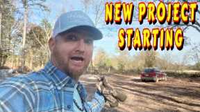 NEW PROJECT STARTS |tiny house, homesteading, off-grid, cabin build, DIY HOW TO sawmill tractor tiny