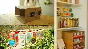 Making a small pantry twice as wide with recyclable items | When no words can comfort you