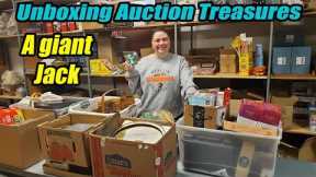 Unboxing Harley Davison, Popeye, Longaberger, Jewelry, and much more in our auction finds!
