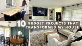 DIY HOME PROJECTS ON A BUDGET | How to TRANSFORM YOUR HOUSE ON A BUDGET