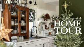 Cottage Christmas Home Tour 2023: Decorated with Primitives & Antiques! Tour my mom's cozy cottage!