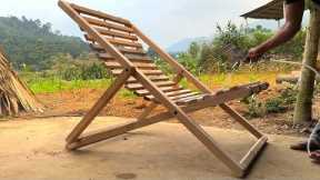 The Most Profitable Woodworking Projects You Can Build // Build an Adjustable Folding Lounge Chair