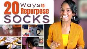 20 Ways to Repurpose Socks & Save You Money! | Frugal Living