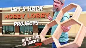 6 Hobby Lobby Woodworking Projects  - Low Cost High Profit - Make Money Woodworking (Episode 15)