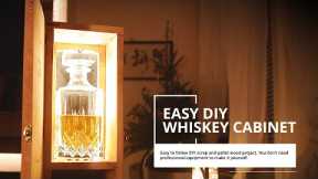 Convert Scrap & pallet wood into a whiskey cabinet - DIY Wood Projects