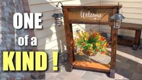 DIY Porch Welcome Stand ~ Woodworking Projects That Sell!