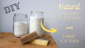 DIY Natural Powdered Laundry Detergent and Fabric Softener - Save Money and Avoid Harsh Chemicals!